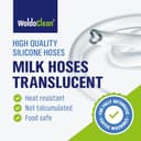 Juego de manguera de leche para cafeteras automáticas Jura, con 3 mangueras y 6 adaptadores - 2