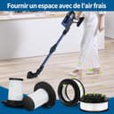 4 Filter für Rowenta X-Force Flex 11.60 12.60 14.60 15.60 RH98** RH99** RH9878WO RH9879WO RH9898WO RH98A8WO RH98A9WO RH98A7WO RH98COWO RH9958WO RH9958WA RH9959WO ZR009007 ZR009008 - 7