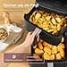 COSORI Airfryer, Hot Air Fryer, 2 Chambers, 10.8 L Hot Air Fryer, Innovative Multiple Air Speed, Saves 41% Space, Includes Recipe Book & Stainless Steel Grate - 4