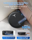 ECOVACS DEEBOT T80S Omni Robot Aspirador y Mopa, 24 800 Pa, OZMO Roller 2.0, Tecnología ZeroTangle 3.0, Mecanismo Triple Lift, Lav Mopa con Agua Cal a 40-75 °C, Secado Aire Cal, Negro - 6