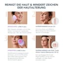FOREO Firm & Clean Set - LUNA 4 plus Gesichtsreinigungsbürste empfindliche Haut + SUPERCHARGED SERUM 2.0, 30 ml + Nachtmaske, 75 ml - Nah-Infrarot-Lichttherapie - Mikrostrom-Gesichtsgerät - 2