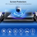 FYOUNG Tasche Zubehör für PlayStation Portal, Full Protection Bundle mit Schutz Glas Bildschirmschutz, klare Hülle, Hartschale Portable Reisetasche für PS5 Portal Remote Player - 6