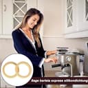 2 Pcs Anillos de Sellado Compatibles con Sage The Barista Express, Juntas Tóricas de Silicona de Repuesto para BES875UK SES875BKS SES875 SES875BTR2GUK1 Máquinas de Café Espresso - 7
