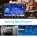 Radio Coche 1 DIN con Carplay y Android Auto Inalámbrico - Pantalla Táctil de 7 Pulgadas, Reproductor de Estéreo Bluetooth Soporte Mirror Link para iOS/Android con Cámara de Respaldo - 6