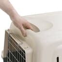 Ferplast Trasportino per cani grandi ATLAS 60 CLASSIC, Box per trasporto cani grossa taglia con ciotola inclusa, Porta in acciaio plasticato, Chiusura di sicurezza, Griglie per l'aerazione, 61 x 91 x h 68 cm Verde - 2