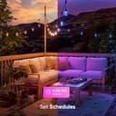 nanoleaf Matter Essentials, 15M Outdoor LED String Lights Expansion Pack (RGBICW) - Smart Multicolor Lights with 16M+ Colours, IP65 Waterproof, 20 addressable LED Bulbs, WiFi, Bluetooth & Matter - 7