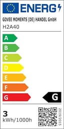 Govee LED TV Retroilluminazione 3 con Doppia Telecamera da 4 MP, Striscia LED RGBWIC 3,6 m con Sincro Schermo per TV da 55-65 Pollici, 60 LED/m, Filtro AI, Comando App/Voce, Compatibile Matter/Alexa - 9