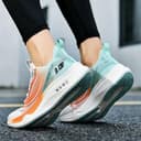 Generisch Scarpe da corsa professionali da uomo, scarpe da ginnastica, traspiranti, comode, leggere, per attività all'aria aperta, per il fitness, per la palestra, per lo sport, bianco, 44 EU - 5