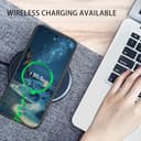 DOMAVER Case for Huawei P70 Pro, Huawei P70 Pro+ Slim Fit Glow in The Dark Hybrid Hard PC Shockproof Drop Protective Girls Women Men Phone Cover for Huawei P70 Pro/P70 Pro+, Blue Green - 8