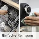 Bosch Küchenmaschine Serie 6, 7 Automatikprogramme, integr. Waage, 5,5l Schüssel, Durchlaufschnitzler, Scheiben, Knethaken/Rührbesen/Silikonbesen, spülmaschinenfest, 1600 W, silber/schwarz, MUMS6ZS13D - 9