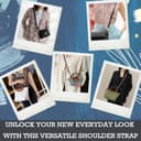 Pelle PU Borsa Tracolla In Pelle PU Cinghia Da Tasca Tracolla Per Cambiare Tracolla Per Borse Donna Ampio Colorato PP-LT-0005-013 - 6