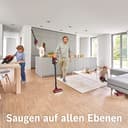 Bosch Akku-Staubsauger Unlimited Gen2 Serie 8 ProAnimal BCS8224PET, Tierhaar-Staubsauger, beutellos, bis 65 Min Laufzeit, mit Wechselakku, Schnellladegerät, Hygiene-Filter, Tierhaar-Bürstenrolle, rot - 6