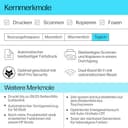 HP Color LaserJet Pro MFP 3302fdwg Multifunktions-Farblaserdrucker, Fax, Automatischer beidseitiger Druck, Touchscreen, Wi-Fi, Ethernet, USB, Wolf Pro Security - 2