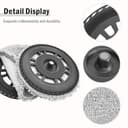 4 Wischtücher mit 2 Ersatzhalterung Zubehör für Dreame L20 Ultra/ L10s Ultra Gen2/ L10s Pro Ultra Heat/ X30 Ultra/ X40 Ultra/ X40 Master/ L40 Ultra, Roboter Staubsauger Ersatzteile - 5