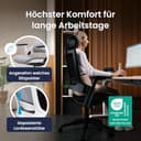 Ergotopia NextBack | Ergonomischer Bürostuhl 150kg belastbar gegen Rückenschmerzen | Schreibtischstuhl ergonomisch | Bürostuhl ergonomisch Testsieger, Office Chair - 5 Jahre Garantie - 3
