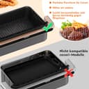 Heißluftfritteuse Zubehör für Cosori Dual Blaze Twinfry XXL 10L, Airfryer Zubehör 2×5L Silikonform für Cosori heißluftfritteuse, Air Fryer Silikon für Heißluftfritteuse Cosori 10L Zubehör - 3