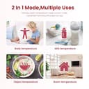 Forehead Thermometer for Adults Kids, No-Touch Infrared LCD Display Digital Baby Thermometers Body Temperature Thermometer - 5