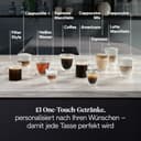 De’Longhi Magnifica Evo Next - Perfetto Kaffeevollautomat mit LatteCrema-Milchaufschäumer, 13 One-Touch-Getränke, Coffee- und Cappuccino Kaffeemaschine, farbiges Touch-Display, Titan (ECAM312.80.SB) - 4