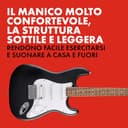 Fender Squier Debut Series HT HSS Stratocaster Chitarra Elettrica, Chitarra per Principianti, con garanzia di 2 anni, Black - 3