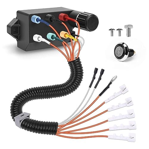 GFTIME 67532 Zünderkit Ersatz für Weber Genesis II 330/335 Serie E-330, E-335, S-330, S-335, SE-330, SE-335 (2017 und Neuer), Zünder mit Drahtmanagement und Keramikschutz, Grill Anzünder Ersatzteile