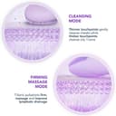 FOREO Luna 4 go Facial Cleansing Brush & Firming Face Massager - Premium Face Brush - Enhances Absorption of Skin Care Products - Simple Face Care Travel Accessories - All Skin Types - Lavender - 4