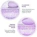 FOREO Luna 4 go Facial Cleansing Brush & Firming Face Massager - Premium Face Brush - Enhances Absorption of Skin Care Products - Simple Face Care Travel Accessories - All Skin Types - Lavender - 4