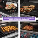 Piastra reversibile in ghisa per Napoleon Prestige PRO serie 500 accessori per barbecue, piastra smaltata - 6