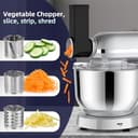 Homlee 3 In 1 Robot De Cocina con Picadora De Carne y Batidora,2000W Amasadora Multifunción, 5.5L Cuenco De Acero Inoxidable,1.5L Exprimidor De zumo, 6 Niveles De Velocidad - 7