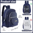 AOTIAN Nylon Lightweight Sturdy Little Casual Backpack 7 L Deep Blue - 3
