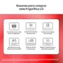 LG GTBV22PYNJ - Frigorífico Dos Puertas Total No Frost, 1,45m, Clasificación E, Inox antihuellas - 3