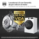 LG F2X50S9TLB - Lavadora Inteligente, 9kg, AI Direct Drive, TurboWash 360º, 1200rpm, Fondo reducido, Un 20% más eficiente que A, Serie 500, Blanca - 4