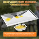 Anrain N710-0093 Grillfett-Tropfschale, Grill-Tropfpfanne für Napoleon Prestige 500 Pro 500 Phantom Prestige 500, Grillfettpfanne Ersatzteile für Napoleon-Grill, 58,4 x 31,7 cm - 4