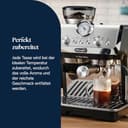 De'Longhi Siebträgermaschine La Specialista Arte EC9155.MB, Espressomaschine mit Mahlwerk, 8 Mahlgrade, 15 Bar, 3 Temperaturen, Milchschaumdüse, 1550W, 1,7L Tank, Edelstahl/Schwarz inkl. Barista-Kit - 4