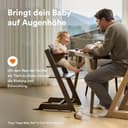 Stokke Tripp Trapp Hochstuhl, Natural - Inklusive Stuhl + Baby Set2 für Kinder von 6-36 Monaten - Verstellbar, ergonomisch & leicht zu reinigen - 3