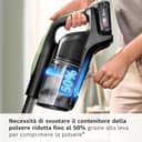 Bosch Unlimited 9 BBS921TBA Scopa Elettrica Senza Fili, Batteria 3.0 Ah, Tecnologia MicroClean, Compressore Slider, Luci LED, Verde - 6
