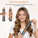 ZEPHBLOW 30mm/1.2 Inch Curling Barrel for Dyson Airwrap, Long Hair Curling Roller Barrels Compatible with Airwrap HS01/05/08, Self-Curling Replacement Attachment for Part No.971888-07, Gold - 4