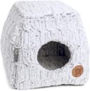Petface Plush 2 in 1 Cat Cave, Luxury Bamboo Igloo Cat Bed, 35H x 35W x 35L cm - 1