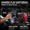 NOCO GENIUSPRO50: 50A 6V/12V/24V Professional Smart Battery Charger – Maintainer, Desulfator & Power Supply with Overcharge Protection & Thermal Compensation – For Lead-Acid & Lithium Batteries - 6