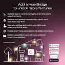 Philips Hue Smart LED A60 Bulb, White and Color Ambiance, E27 Base, 8.1W, Full Spectrum Light 1000K-20000K, 1100 Lumens, Dimmable, Works with Alexa, Google Assistant, and Apple Home, 2 Pack - 9