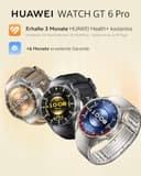 HUAWEI Watch GT 6 Pro Smartwatch, GPS, EKG, 1,47" AMOLED-Display, Bis zu 21 Tage Akku, umfassende Fahrrad-Features, 100+ Sportmodi, Kompatibel mit Android™ & iOS, Gesundheitsmonitoring, Schwarz, 46mm - 3