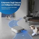 ECOVACS DEEBOT X2 OMNI Robot Aspirapolvere Lavapavimenti, 8000 Pa, Stazione All-in-one, Sottile Quadrato, Sollevamento Mop 15mm, Lavaggio Acqua Calda, Evitamento Intelligente Degli Ostacoli - 5