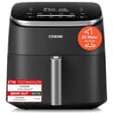 Cosori Turboblaze Airfryer Heißluftfritteuse, 9-in-1 Air Fryer XXL 6L, leiser DC Motor mit 5 Geschwindigkeitsstufen, Grillen, Backen, Gären, Dehydrieren, Tiefkühlen, 87 Rezepte, 64% energiesparend - 1