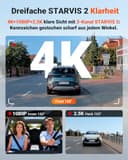 VANTRUE N4 Pro S 4K 3 Kanal Dashcam Auto, 4K+1080P+1440P Vorne Hinten Innen, STARVIS 2 Ultra HD-Nachtsicht, PLATEPIX Kennzeichenerkennung, 5GHz WLAN GPS, DSGVO-konform, G-Sensor, 24H Parküberwachung - 2