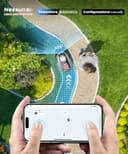 YARDCARE N1600PRO – Robot tagliaerba senza filo perimetrale con navigazione RTK & Vision, fino a 1600 m² percorso di taglio a U, gestione multi-area, controllo tramite app - 3