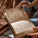 moonster Cuaderno de Cuero Vintage A5 [20x15 cm] – Diario de Piel Hecho a Mano con 240 Páginas de Papel de Algodón – Libreta para Escritura y Sketchbook, Regalo Original - 5