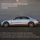 Telecamera per Retromarcia, 160° HD Visione Notturna Retrovisore Mini Registratore di Guida Monitor, Backup Wireless per Auto - 6