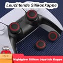 20 Piezas Tapas Gomas Joysticks,PS5 Controller Sticks Taps,Thumb Grips Caps para Xbox One Series X/S PS4 PS5 Controller Accesorios,Silicona Caps para Switch Mando Pro,Joystick Sticks para PS4/PS3 - 4
