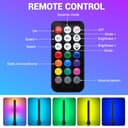 UCAMP Smart Barra de Luz LED RGB Lámpara, 2pcs 32cm Gaming TV Light Bar Kit con Sync de Música, Control por App y Remoto para PC, TV, Sala de Juegos, Copmuter y Deco(con USB Adaptador y Tarjeta) - 6