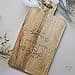 Personalised Mango Wood Chopping Board with Engraving - Wedding Gift, Name and Date Engraving with Natural Oiling Rustic Design - 4