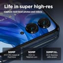 Motorola razr 50 ultra (6.9" pOLED display, Corning Gorilla Glass, IPX8, 50MP AI camera, Google Gemini, 165Hz, 45W TurboPower, Dolby Atmos, 12/512 GB, Snapdragon 8s, 4000mAh, SIM+eSIM), Midnight Blue - 4